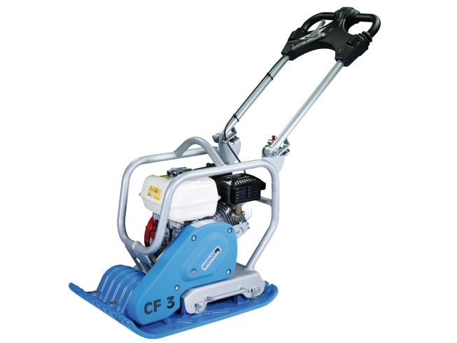 Weber CF 3/60 Hd trilplaat met wielstel Weber CF 3/60 Hd trilplaat met wielstel
